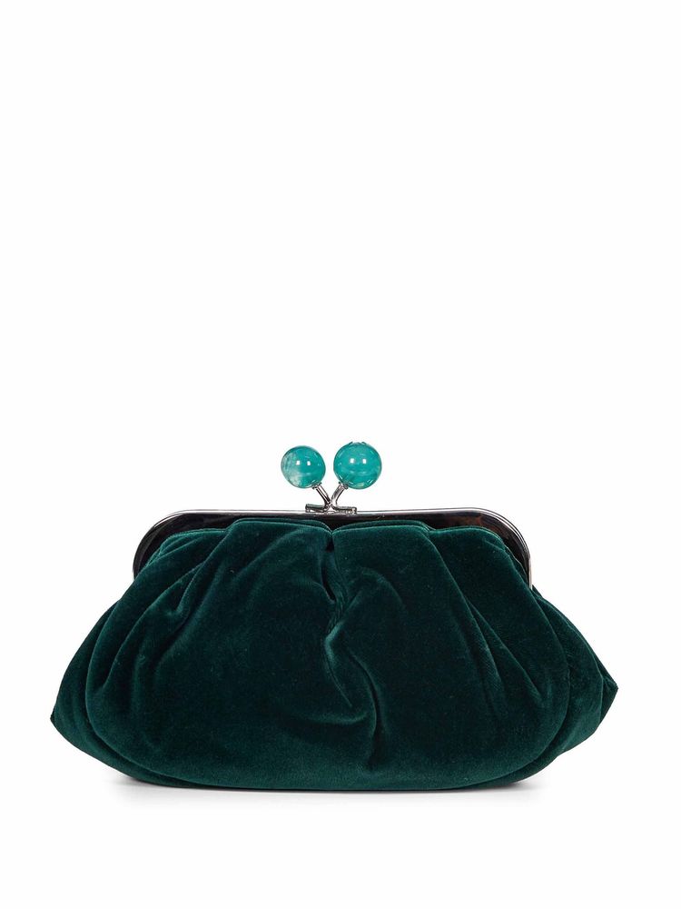 Weekend Max Mara Wkagiochi Velvet Clutch Bag