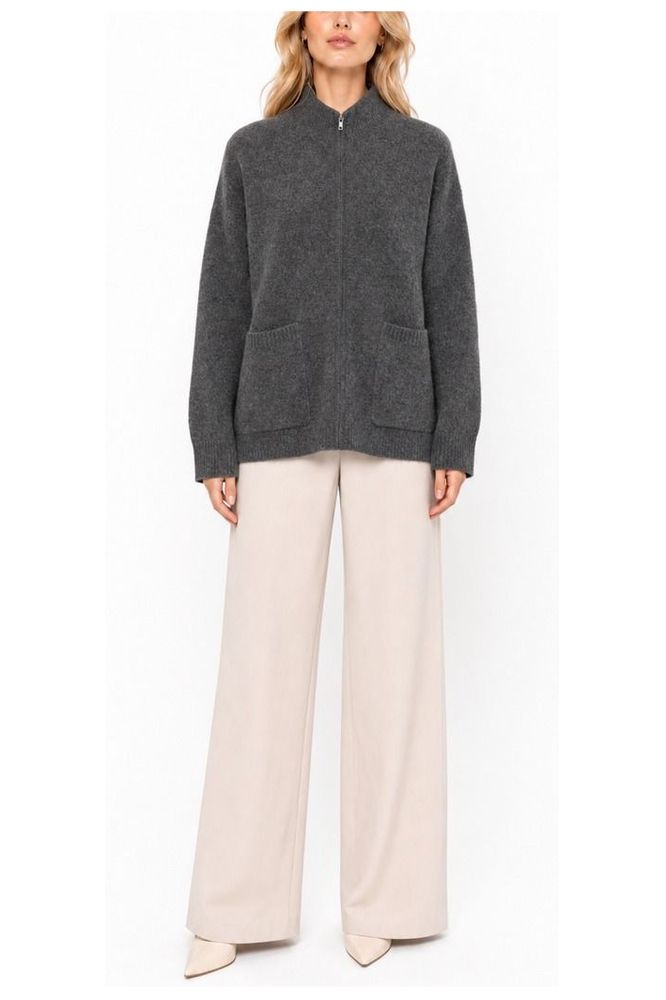MM By Max Mara Mmlnotizia Zip-Up Knitted Coat