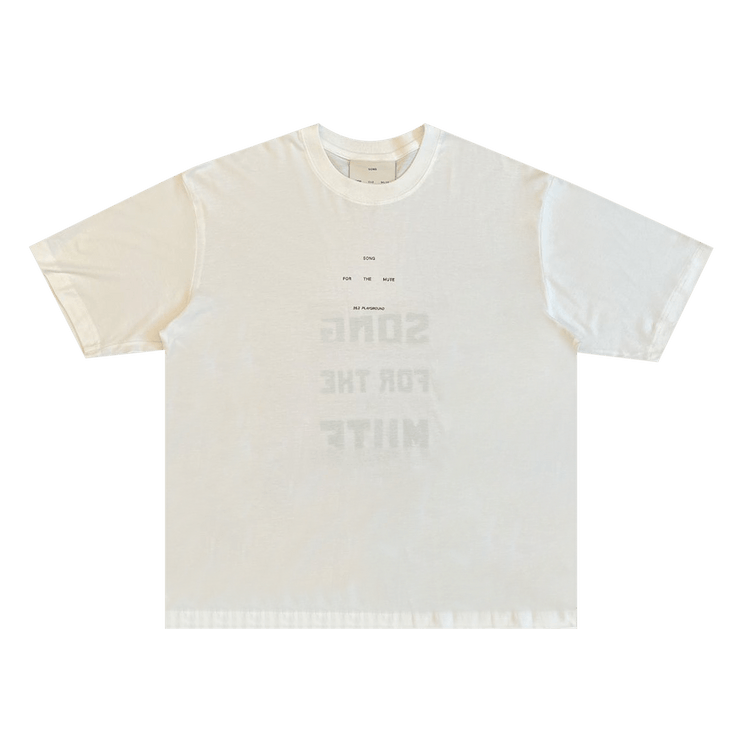 Song for the Mute 'Logo' Oversized Tee 'White'