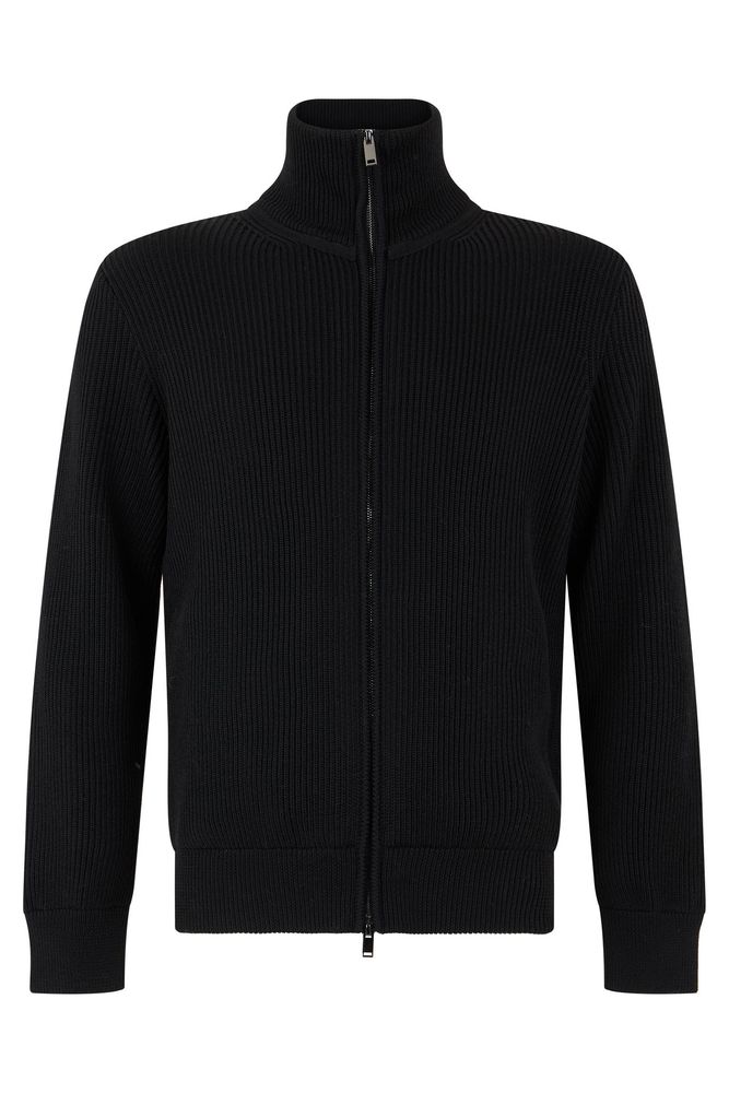 Roberto Collina Ribbed Zip-Up Knitted Sweater