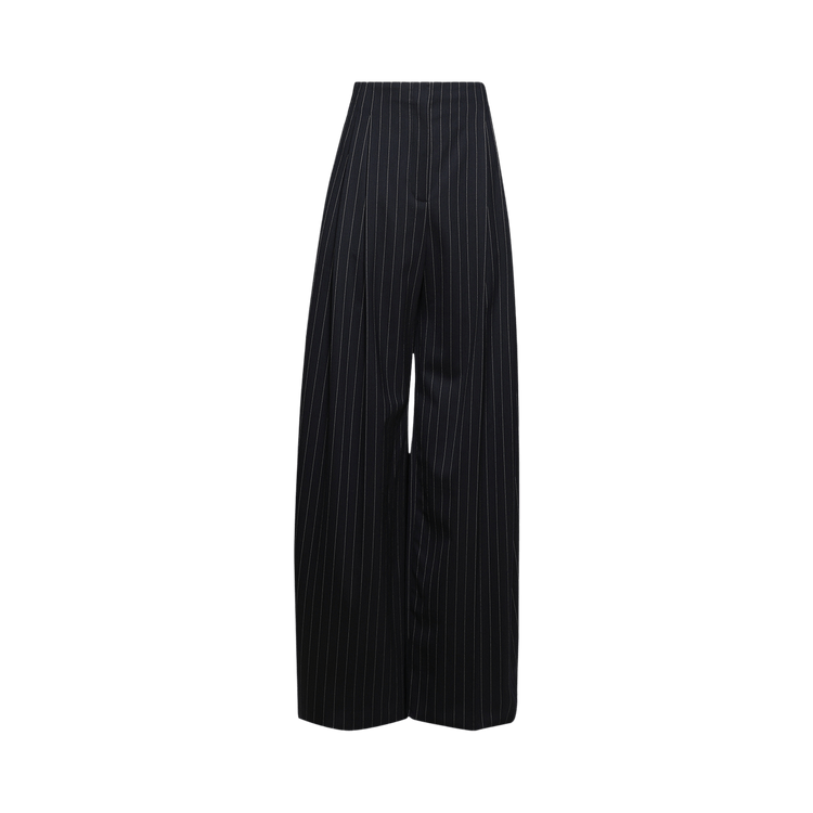 Mugler Pantalon 'Navy/White'