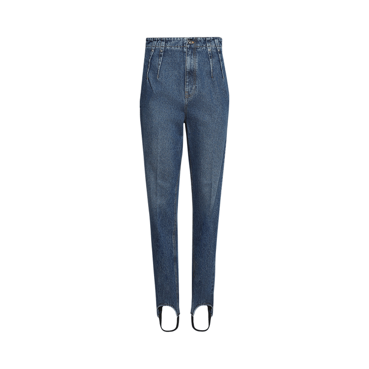Mugler Pantalon 'Blue Rinse'