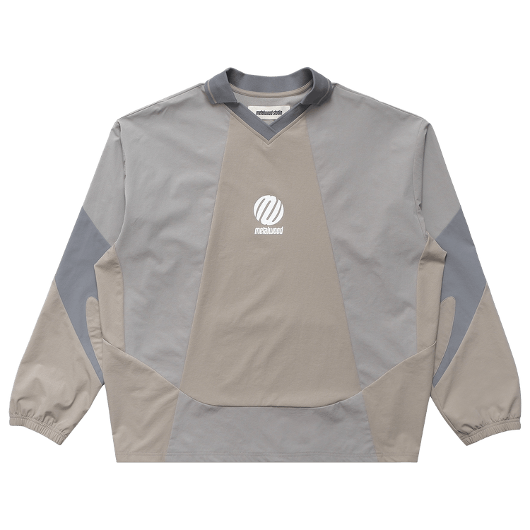Metalwood Studio Machine Long-Sleeve Polo 'Tan'