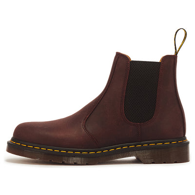 Dr. Martens 2976 YS Crazy Horse Leather Chelsea Boots 'Cherry Red'