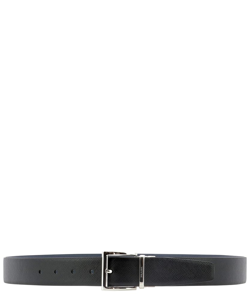Prada Logo-Detailed Reversible Buckle Belt