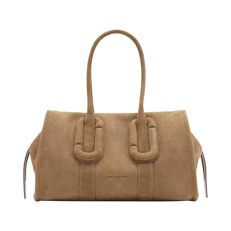 Marc Jacobs Hairy Suede Babe City Tote Bag 'Hazelnut'