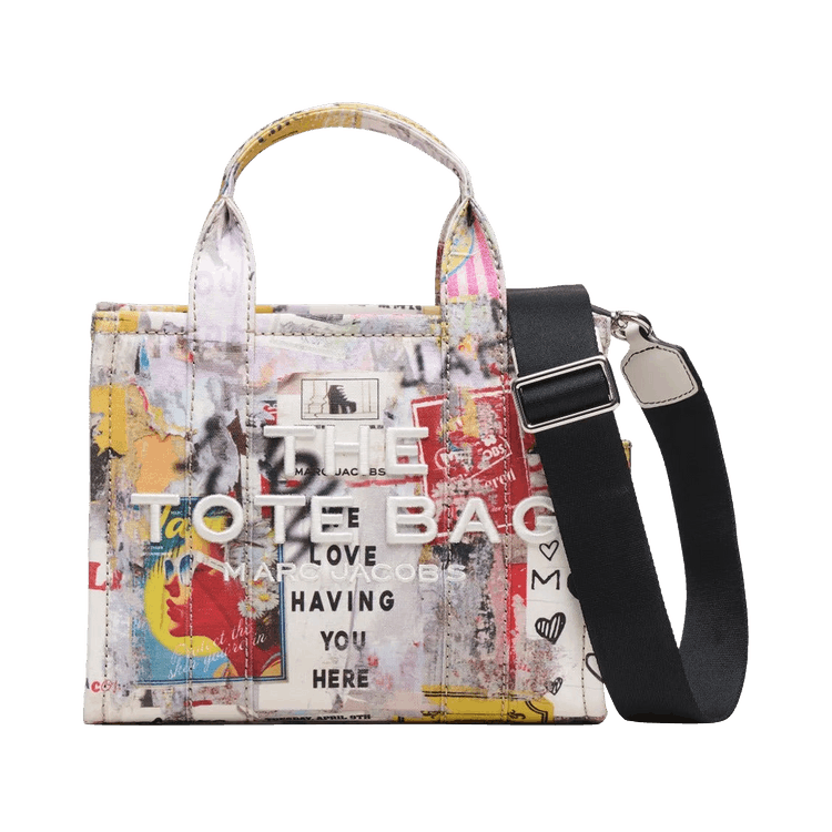 Marc Jacobs The Pop Americana Canvas Tote Bag 'White/Multicolor'