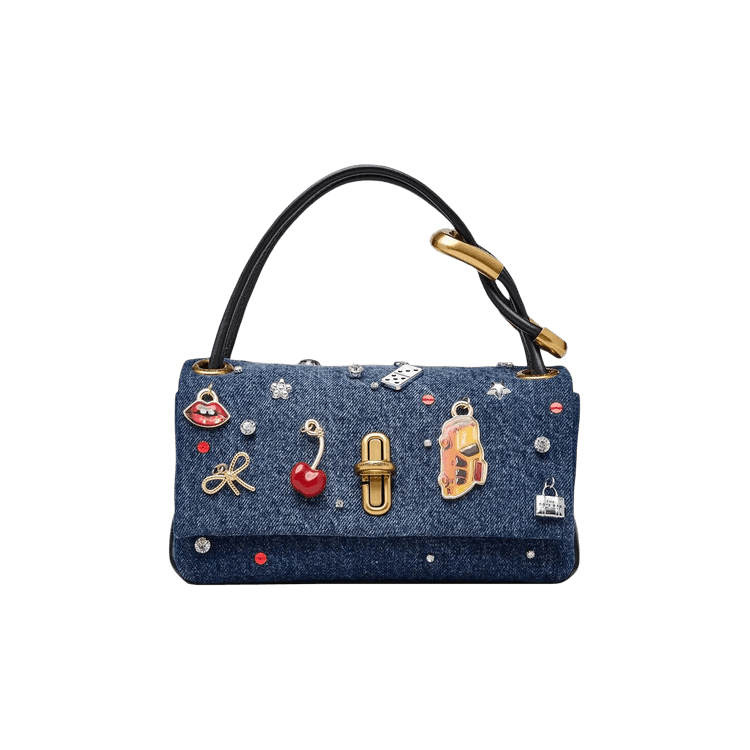 Marc Jacobs The Mini Dual Top Handle Bag 'Medium Wash'