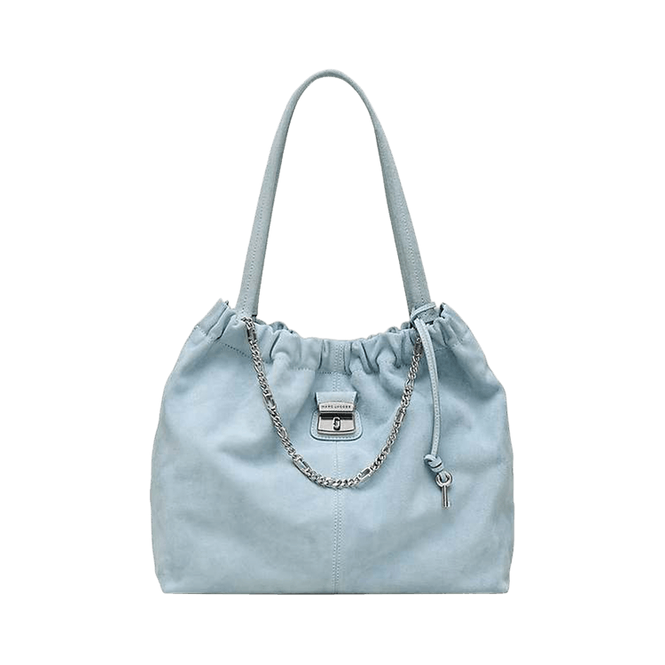 Marc Jacobs Suede Cristina Tote Bag 'Blue Mist'