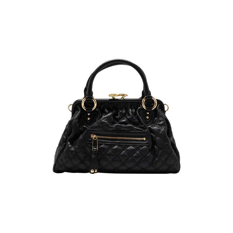 Marc Jacobs Re-Edition Quilted Leather Stam Bag 'Black'