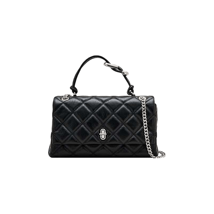 Marc Jacobs The Dual Chain Shoulder Quilted Leather Bag 'Black'