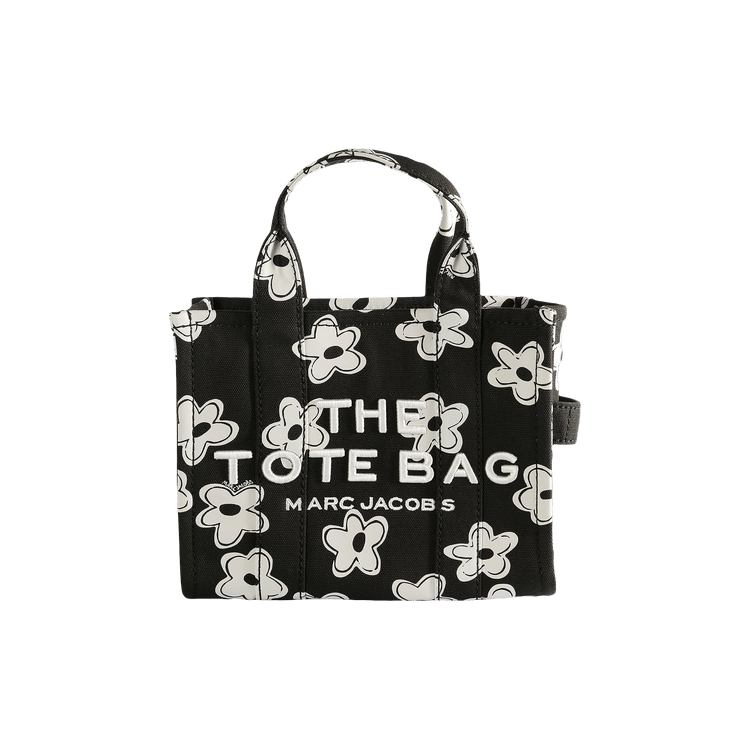 Marc Jacobs The Small Daisy Canvas Tote Bag 'Black/White'