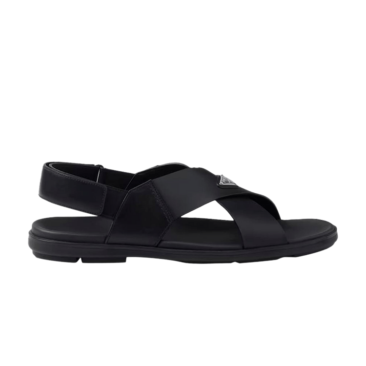 Prada Crisscross Sandal 'Black'