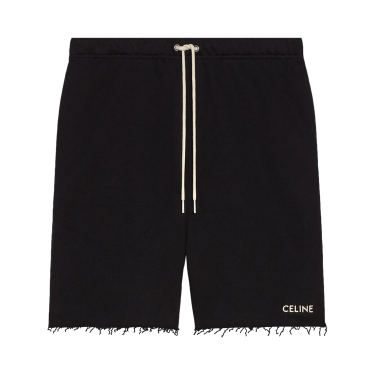 CELINE Embroidered Shorts 'Black/White'