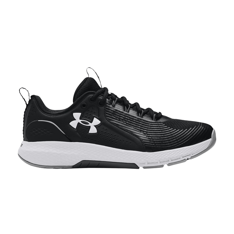 Under Armour Charged Commit 3 4E Wide 'Black White'