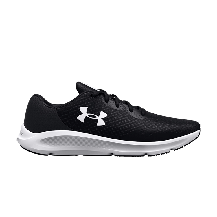 Under Armour Charged Pursuit 3 4E Wide 'Black White'