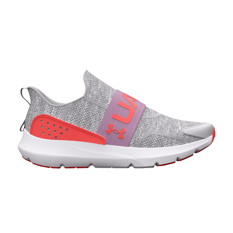 Under Armour Surge 3 Slip GS 'Halo Grey Fresh Orchid'