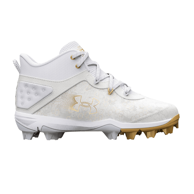 Under Armour Harper 8 Mid RM Jr 'White Gold'