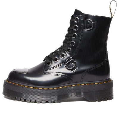 Dr. Martens Jadon Buttero Leather Platform Boots 'Black'