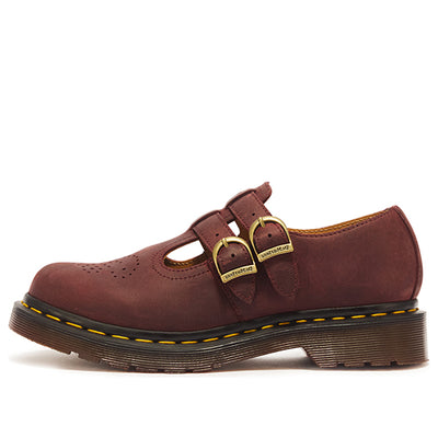 Dr. Martens 8065 Crazy Horse Leather Mary Jane 'Cherry Red'