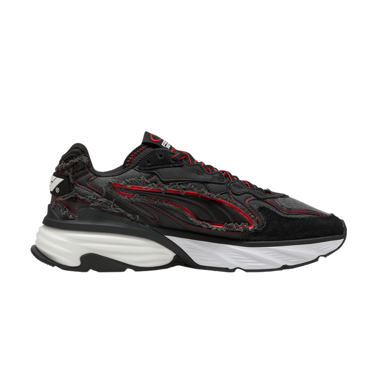 F1  x Puma Fade 'Black Pop Red'