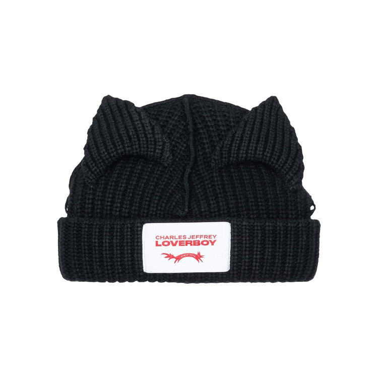 Charles Jeffrey Loverboy Chunky Ears Beanie 'Black'