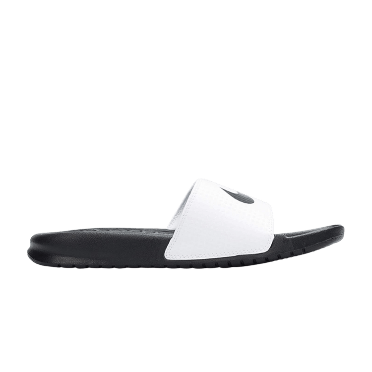 Nike Wmns Benassi Swoosh 'White Black'