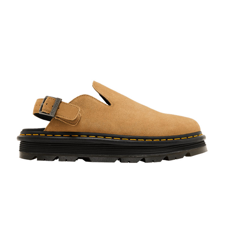 Dr. Martens Zebzag Suede Casual Slingback Platform Mule 'Savannah Tan'