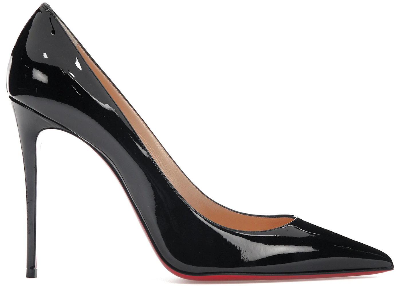 Christian Louboutin Kate 100mm Pump Black Patent Leather
