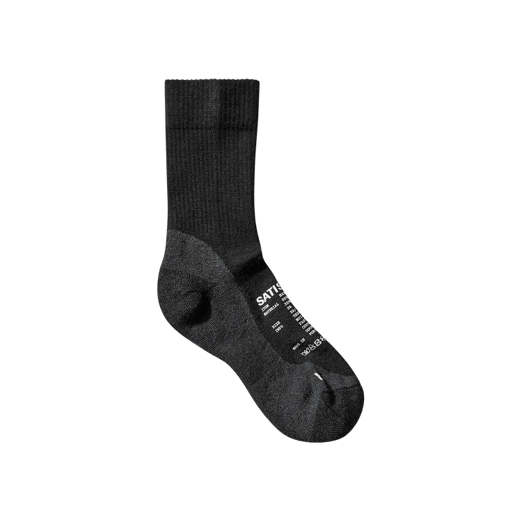 SATISFY Merino Nylon Tube Socks 'Black'