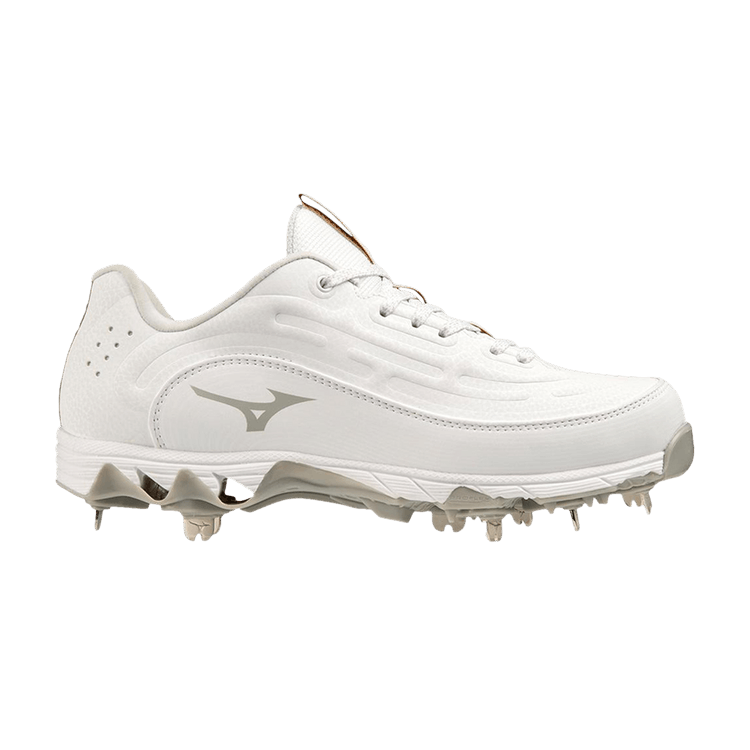 Mizuno Wmns 9-Spike 8 Low 'White Grey'