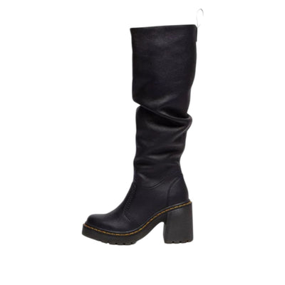 (WMNS) Dr. Martens Kasey Virginia Tall Heeled Boots 'Black'