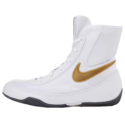 Nike Machomai 2 Boxing Shoes 'White Metallic Gold Cool Grey'