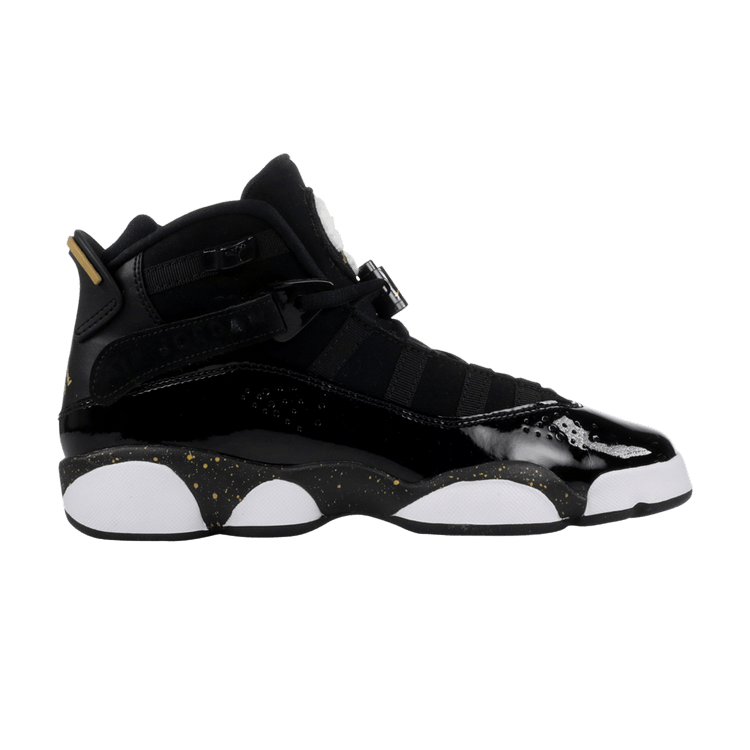 Air Jordan 6 Rings GS 'Black Metallic Gold'