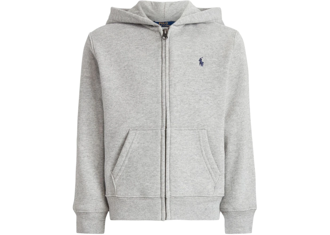 Polo Ralph Lauren Kids Fleece Full-Zip Hoodie Sport Heather