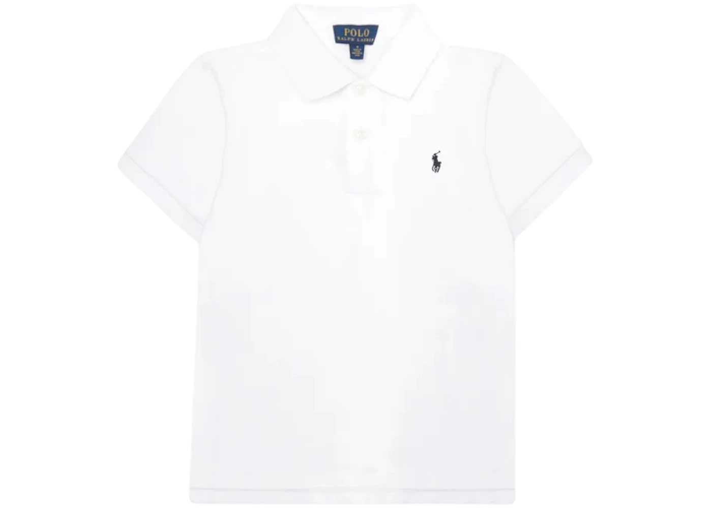 Polo Ralph Lauren Boys Short Sleeve Basic Mesh Polo White