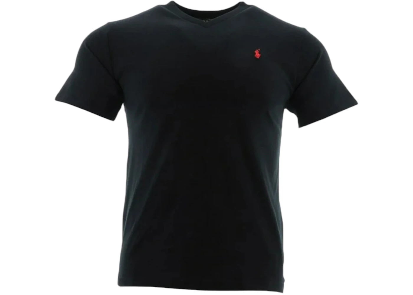 Polo Ralph Lauren Boys S/S Cotton Jersey V-Neck T-shirt Black