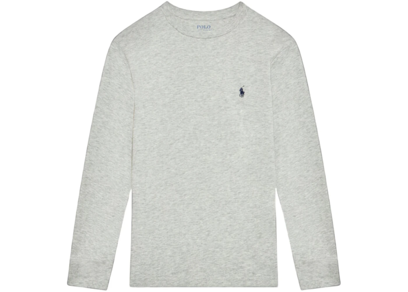 Polo Ralph Lauren Kids Long Sleeve Crewneck T-shirt Andover Heather