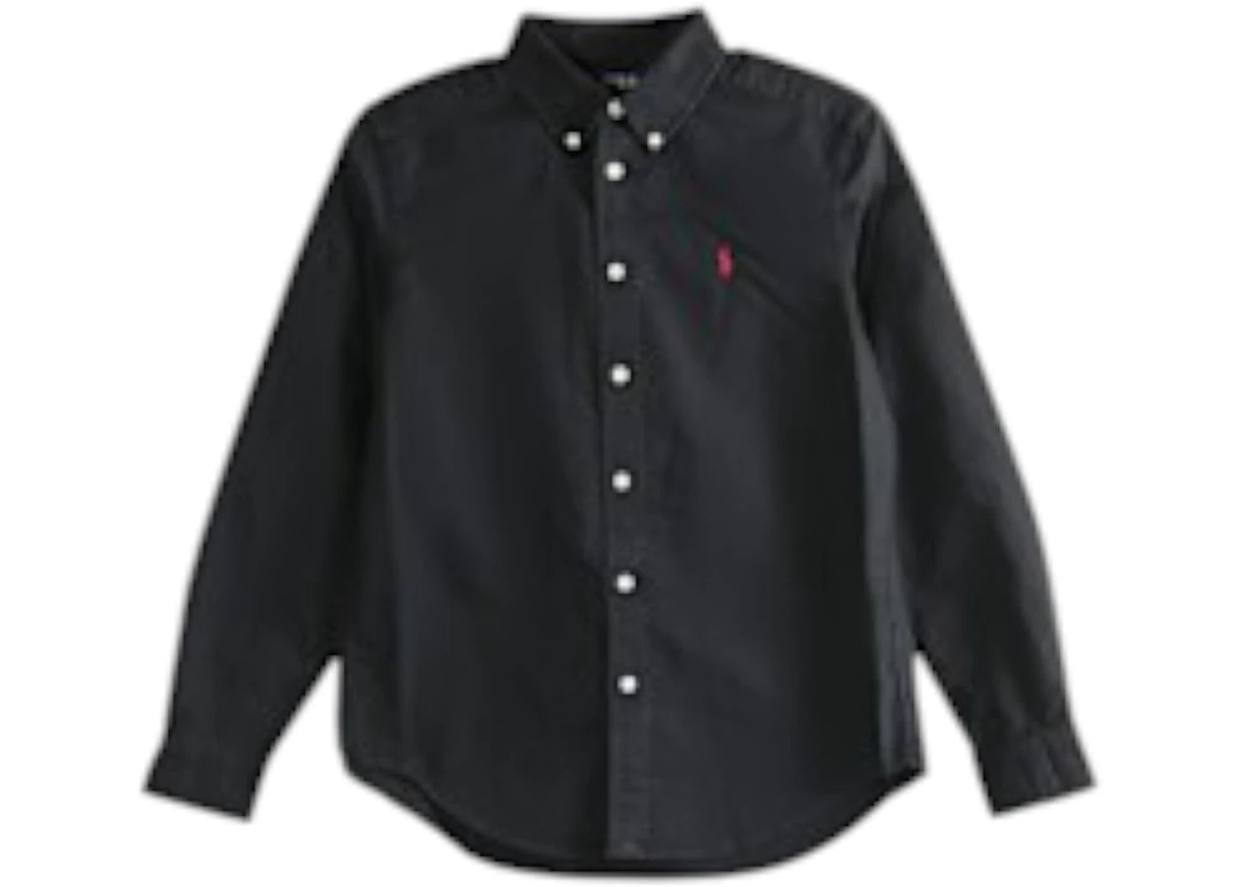 Polo Ralph Lauren Kids Long-Sleeve Oxford Sport Shirt Polo Black