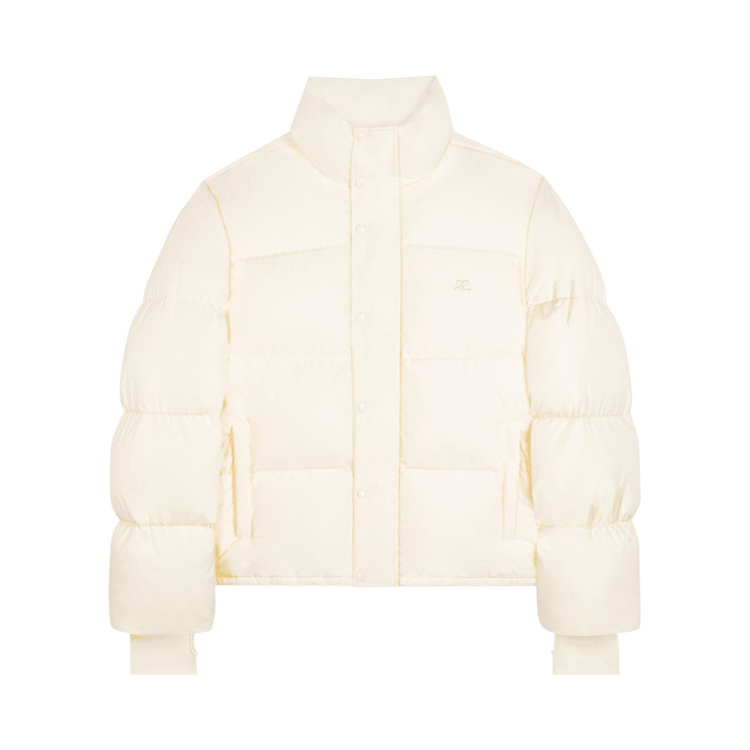 Courrèges Nylon Puffer Jacket 'Natural'