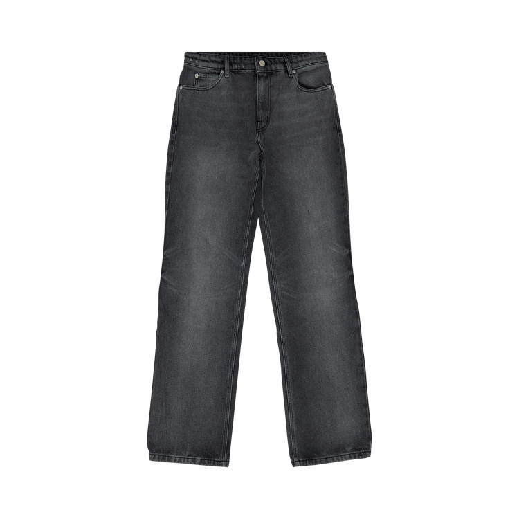 Courrèges Relaxed Denim Straight Pants 'Stonewashed Grey'