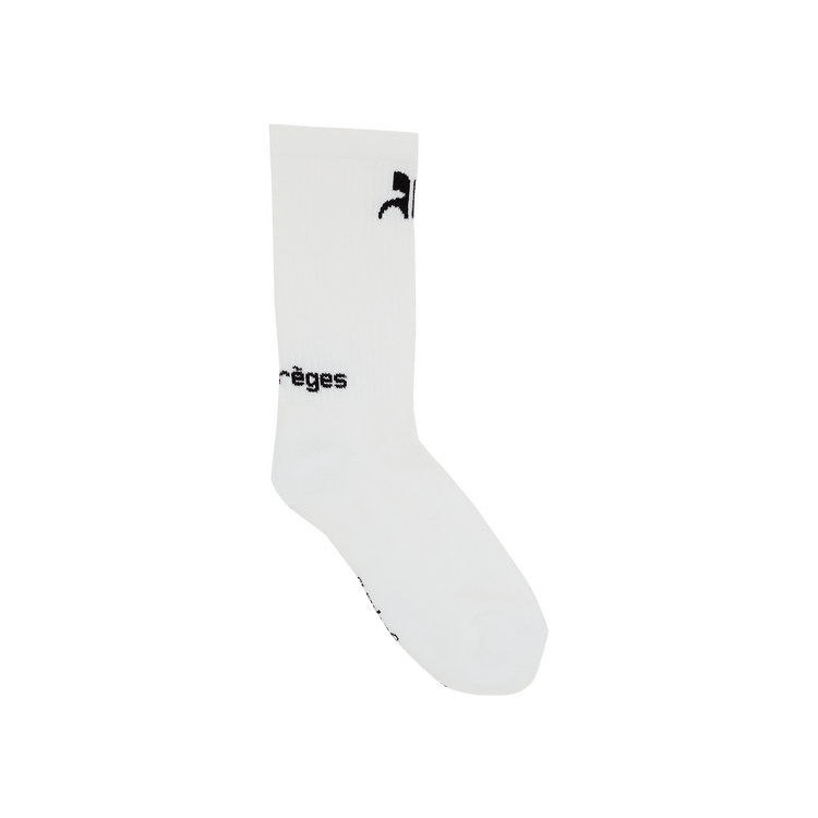 Courrèges AC Sports Socks 'Blanc Optique/Noir'