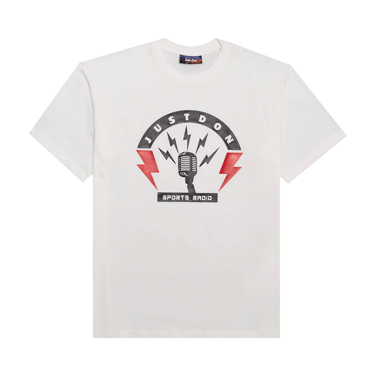 Just Don Sports Radio T-Shirt 'White'