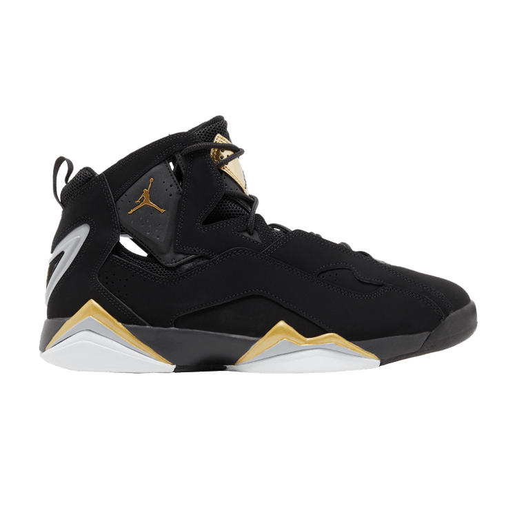 Air Jordan True Flight 'Black Metallic Gold'
