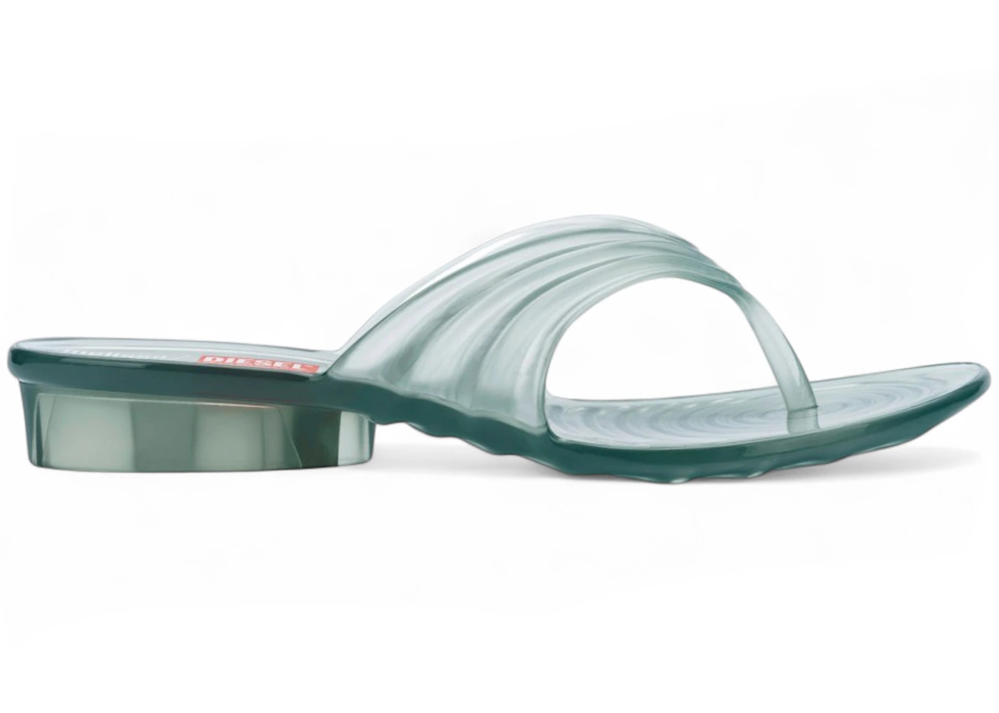 Melissa x Diesel Quantum Flip Flop Transparent Blue