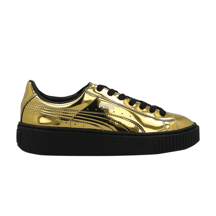 Puma Wmns Basket Platform 'Metallic Gold'