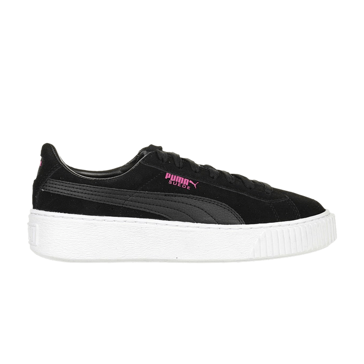 Puma Suede Platform Jr 'Black Pink'