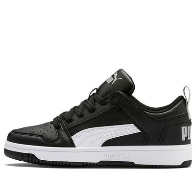 (GS) PUMA Rebound Layup Lo Low Top Black/White