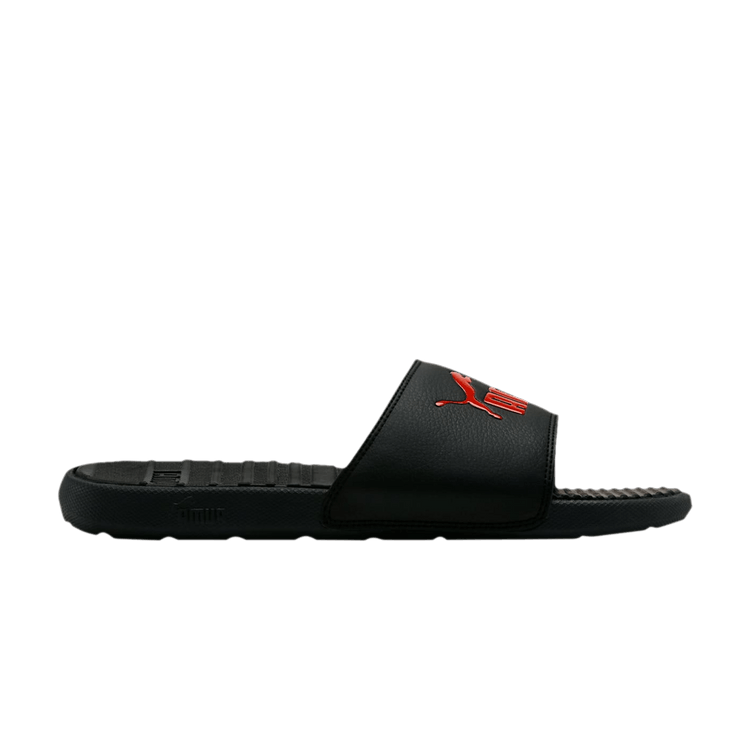 Puma Cool Cat Slides 'Black High Risk Red'