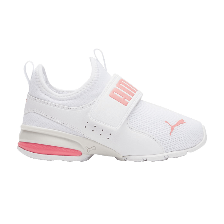Puma Axelion Slip-On Little Kid 'White Carnation Pink'